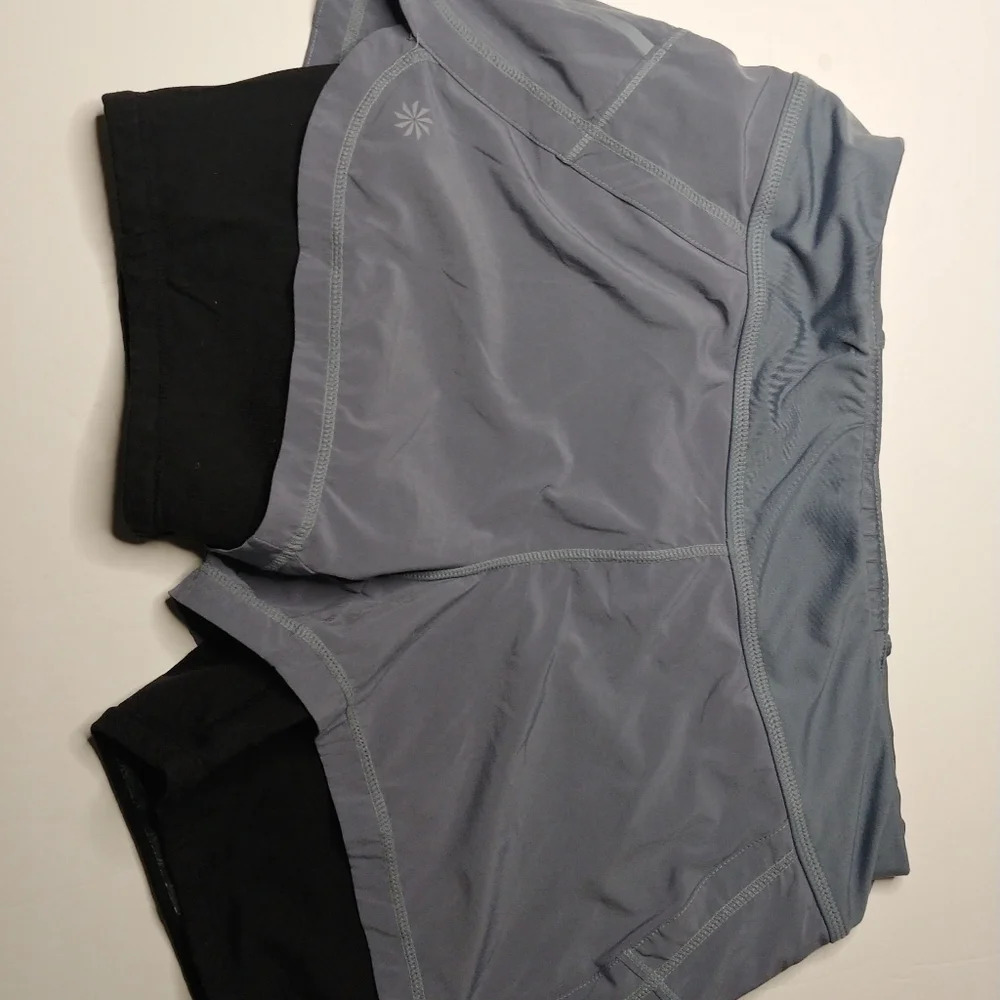 Athleta Running 2 in 1 Pulse Athletic Shorts S